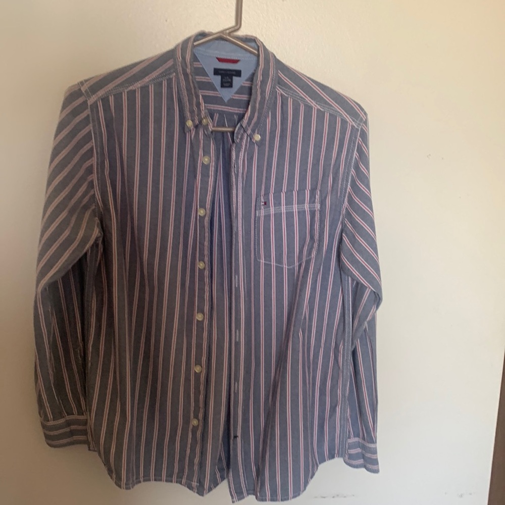 Tommy Hilfiger Boy Shirt Excellent Condition Size L(16-18)